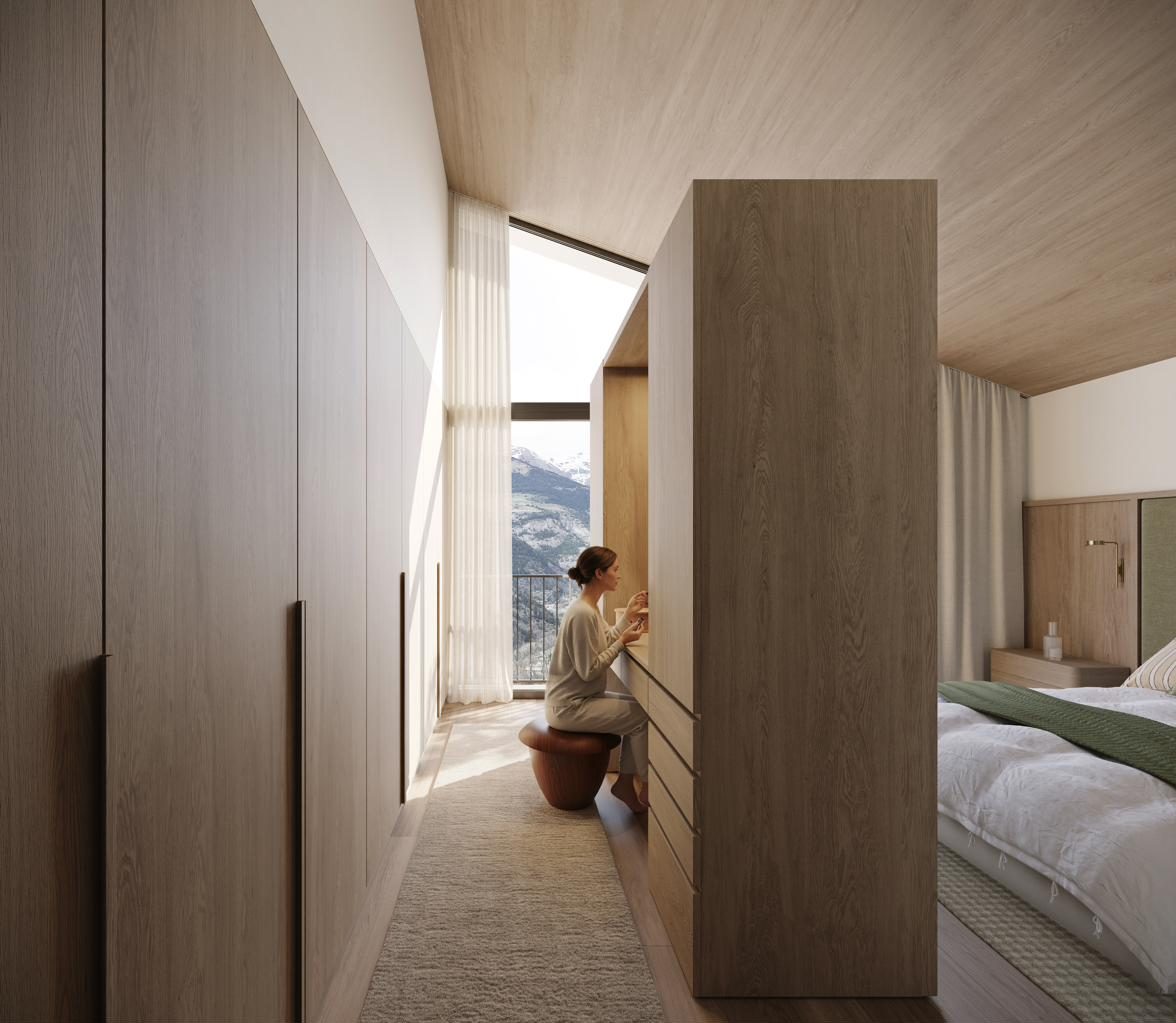 Vestidor de la suite principal